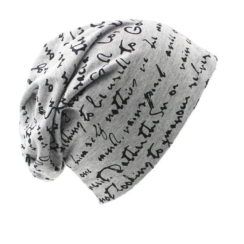 Autumn Winter Unisex Print Beanie