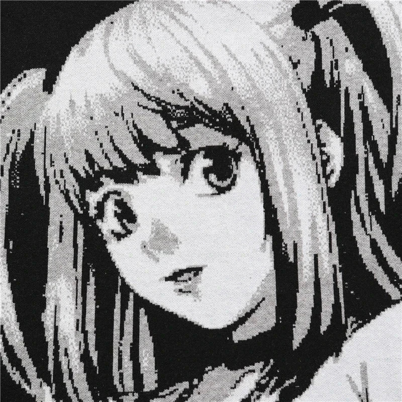 Japanese Anime Girl Knitted Anime Sweater
