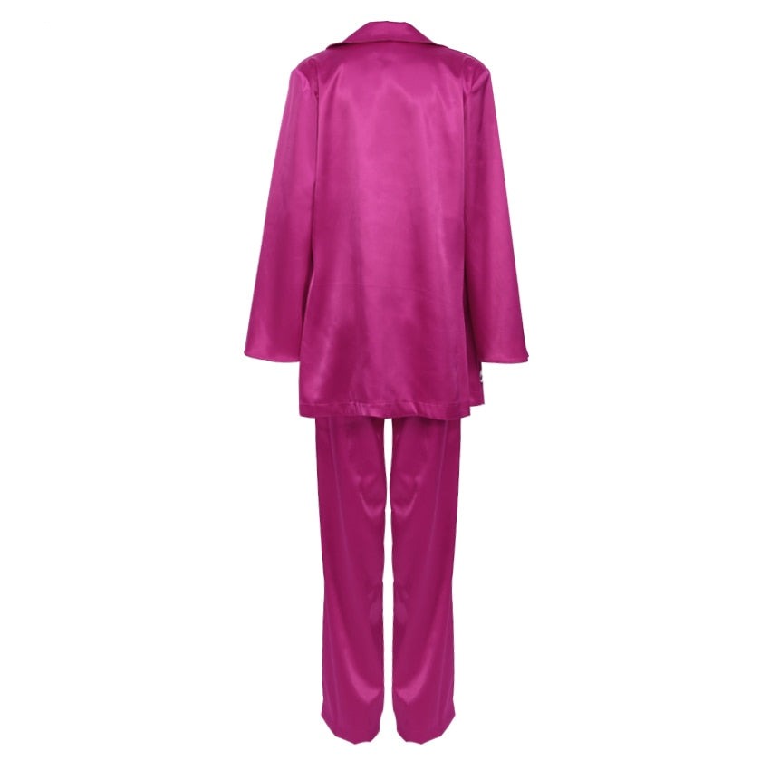 HADE LACE UP TOP PANTS and BLAZER SET