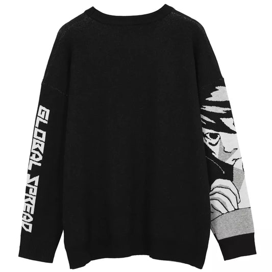 Japanese Anime Girl Knitted Anime Sweater