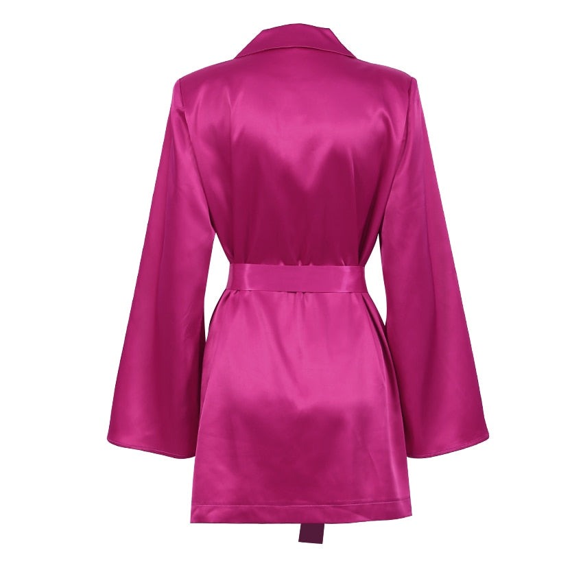 HADE LACE UP TOP PANTS and BLAZER SET