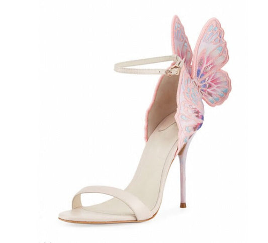 Open Toe Ankle Wrap Sandals