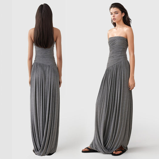 Jersey Maxi Dress - Grey
