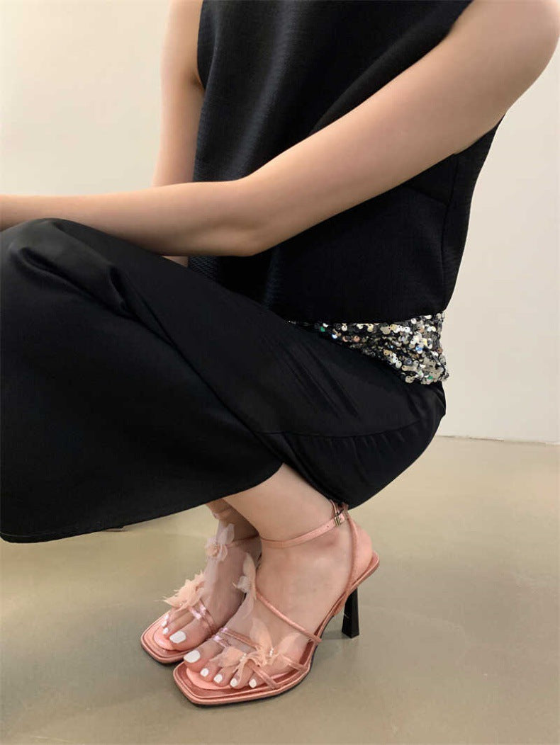 Jelly Flower Sandals