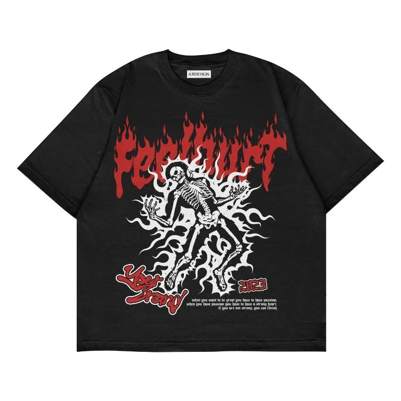 Graphic Print Short Sleeves T-Shirts for Men
