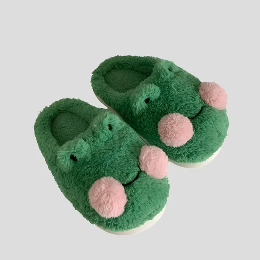 Unisex Lovely Frog Slippers