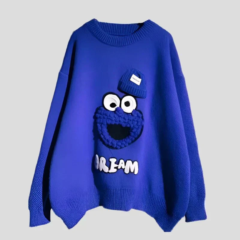 Cartoon Knitwear Sweater: Women's Chic Style