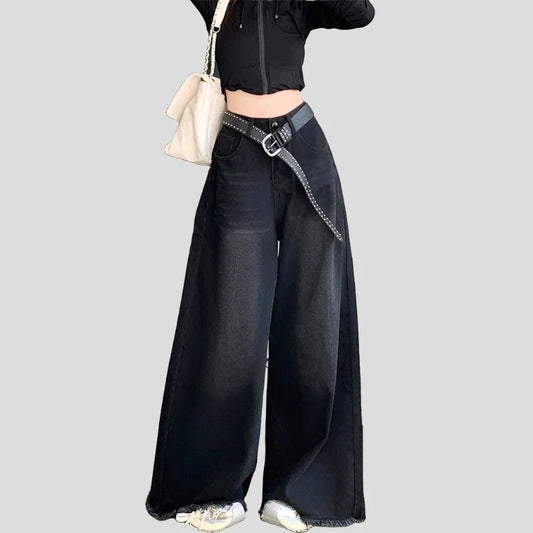 Wide Leg Jeans Denim Pants for Women