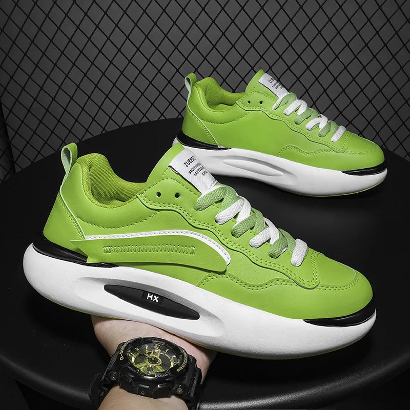 Chunky Sneakers: Non-Slip Vulcanized Footwear for Men