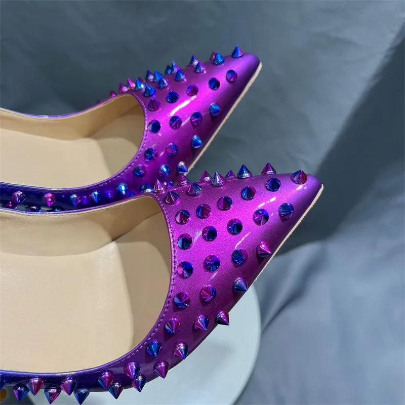 Christian Louboutin Inspired Gradient Rivet Pumps