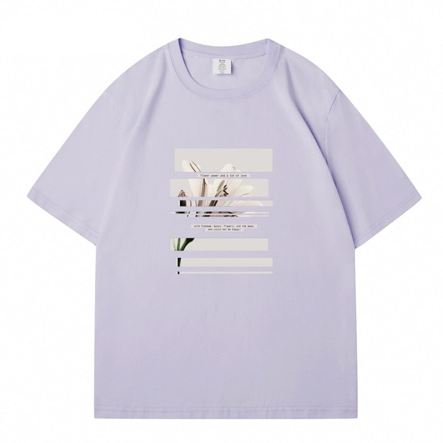 Crew Neck Short Sleeve T shirt for Women