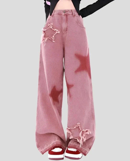 Flared Jeans Thin Retro Mopping Pants