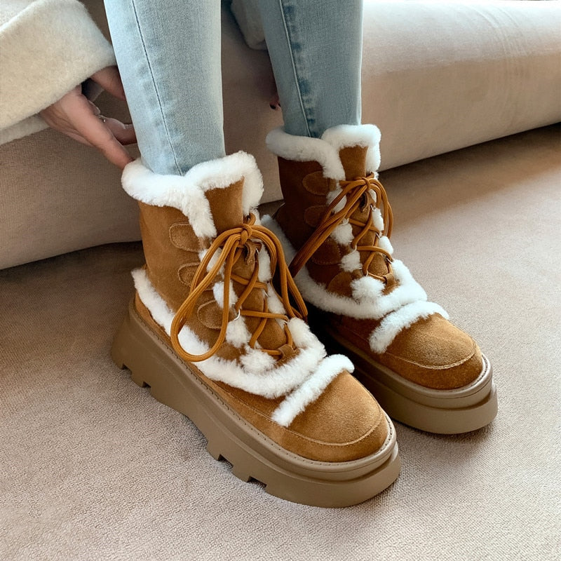 Winter Wool Boots for Women