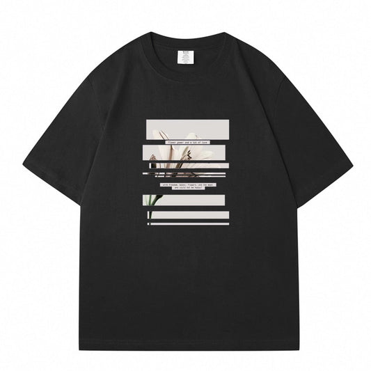 Crew Neck Short Sleeve T shirt for Women
