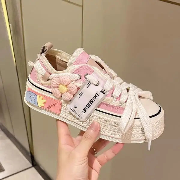 Canvas Sneakers Espadrille Women's All-Match