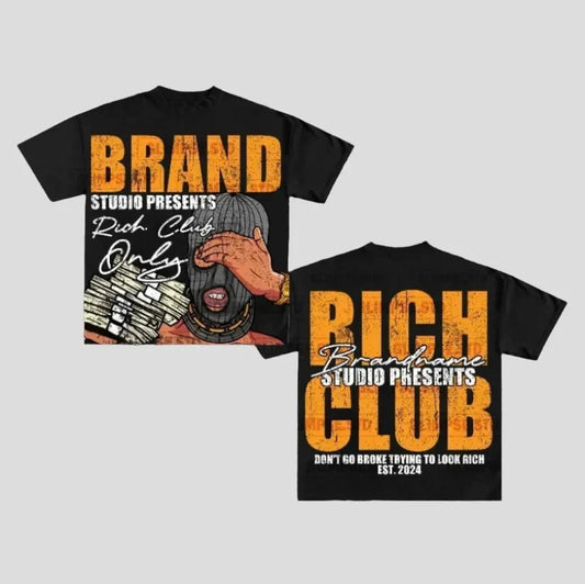 Oversized Graphic T Shirts - Brandname Studio Presents