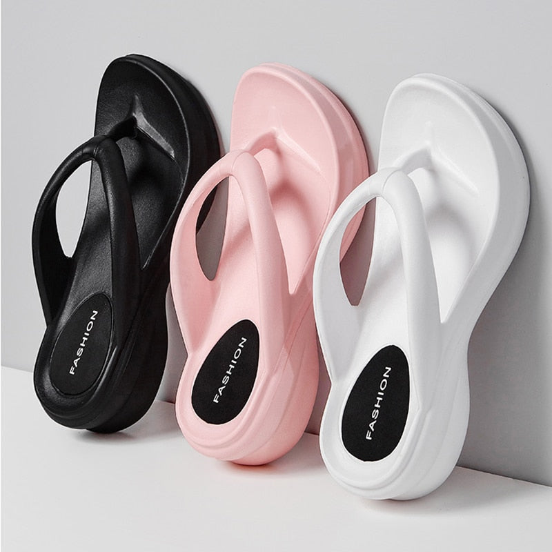 Thick Bottom Summer Flip Flops for Women