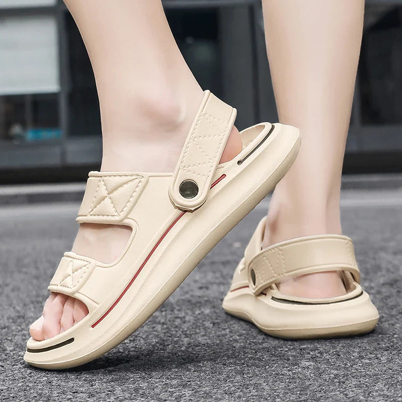 Summer Platform Slides: Soft-Sole Unisex Beach Shoes