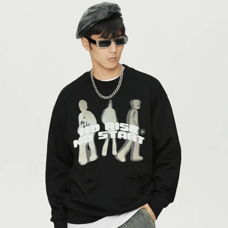 Cotton Oversized Graphic Hoodies for Men