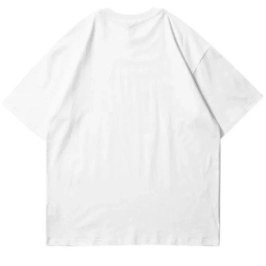 Men's Streetwear Dark Shadow Printed Short Sleeve Cotton T-Shirt