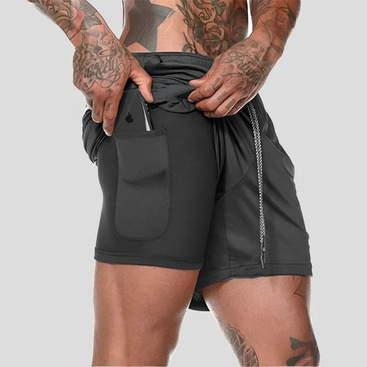 Men's 2-in-1 Double-Deck Sport Shorts