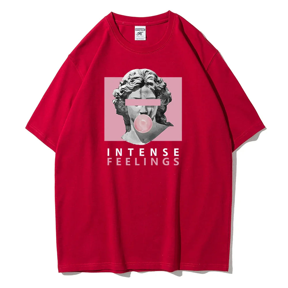 Oversized Female Intense Feelings Womens Oversized Graphic Tee