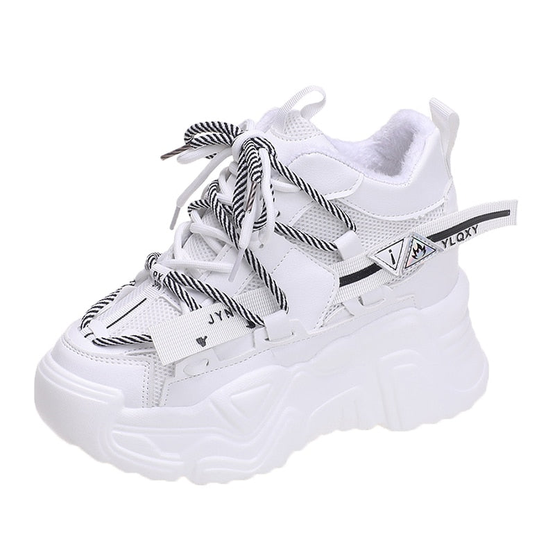 High Platform Ankle Chunky Sneakers Women