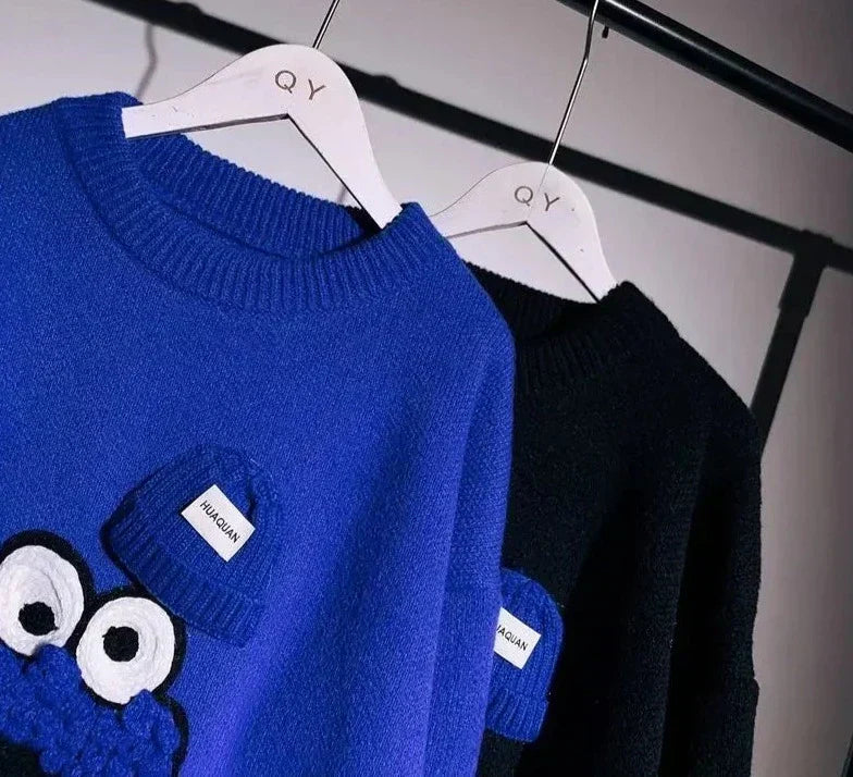 Cartoon Knitwear Sweater: Women's Chic Style