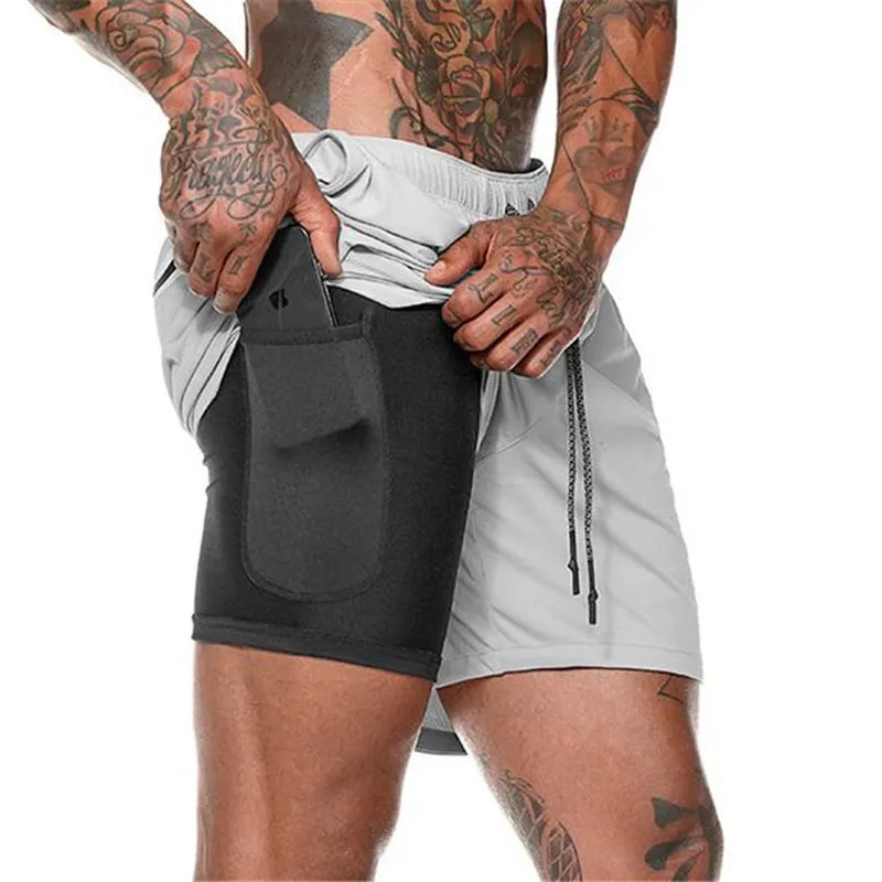 Men's 2-in-1 Double-Deck Sport Shorts