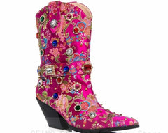 Gemstone-embellished Cowboy Boots