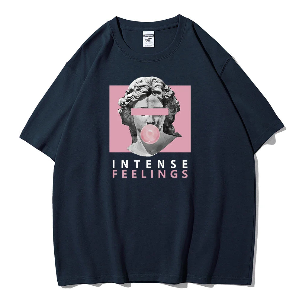 Oversized Female Intense Feelings Womens Oversized Graphic Tee