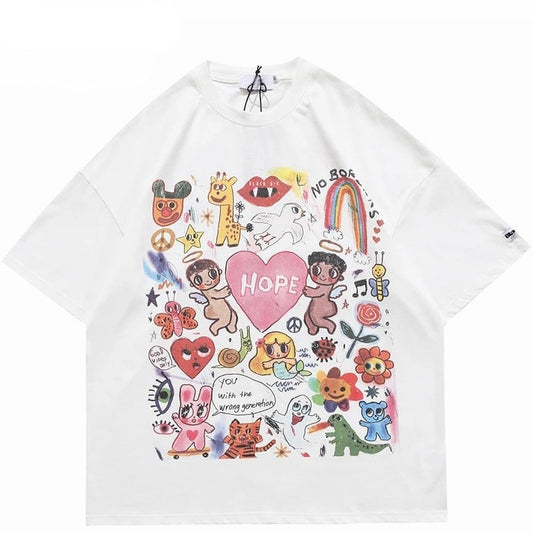 Unisex Oversized Hip Hop T-shirts