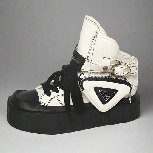 Denim Platform Boots for Women