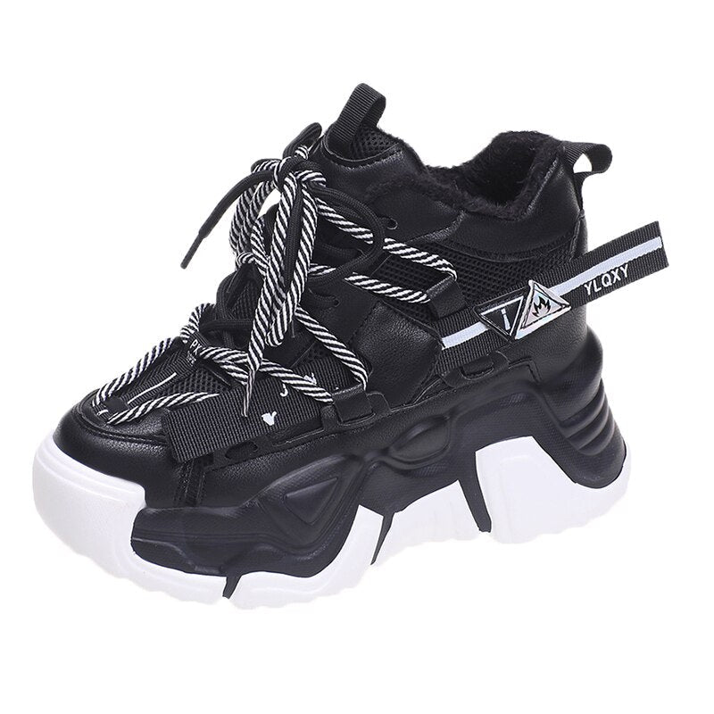 High Platform Ankle Chunky Sneakers Women