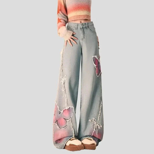 Wide Leg Trousers: Women's Butterfly Jeans