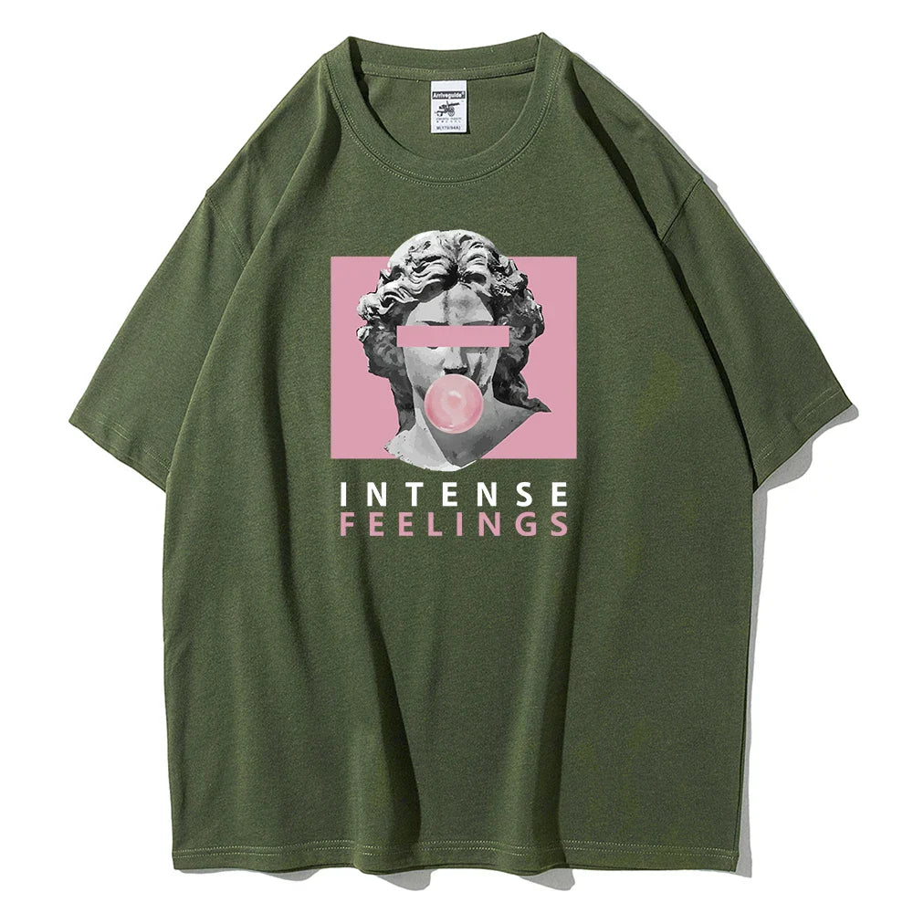Oversized Female Intense Feelings Womens Oversized Graphic Tee