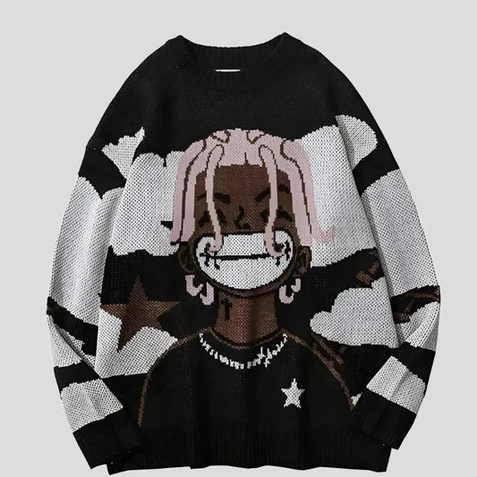 Knit Sweater for Men - Hip Hop Rap Trend