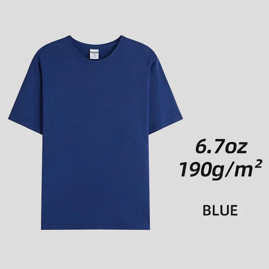 Unisex Combed Cotton Solid Uniform T-Shirts