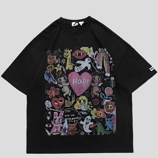 Unisex Oversized Hip Hop T-shirts