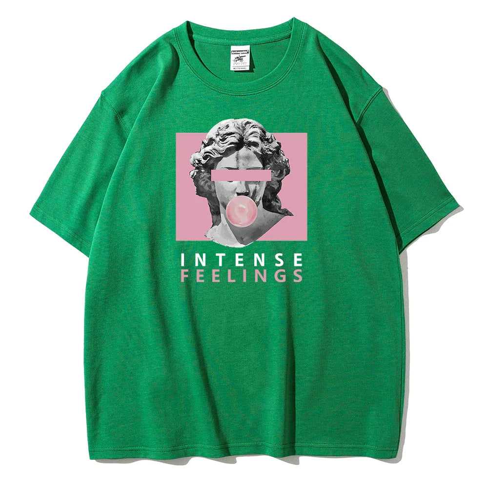 Oversized Female Intense Feelings Womens Oversized Graphic Tee