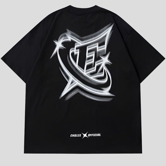 Oversized Graphic Print Choize T Shirts Men