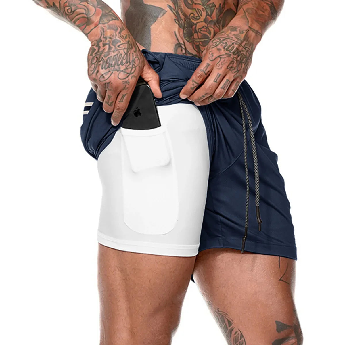 Men's 2-in-1 Double-Deck Sport Shorts
