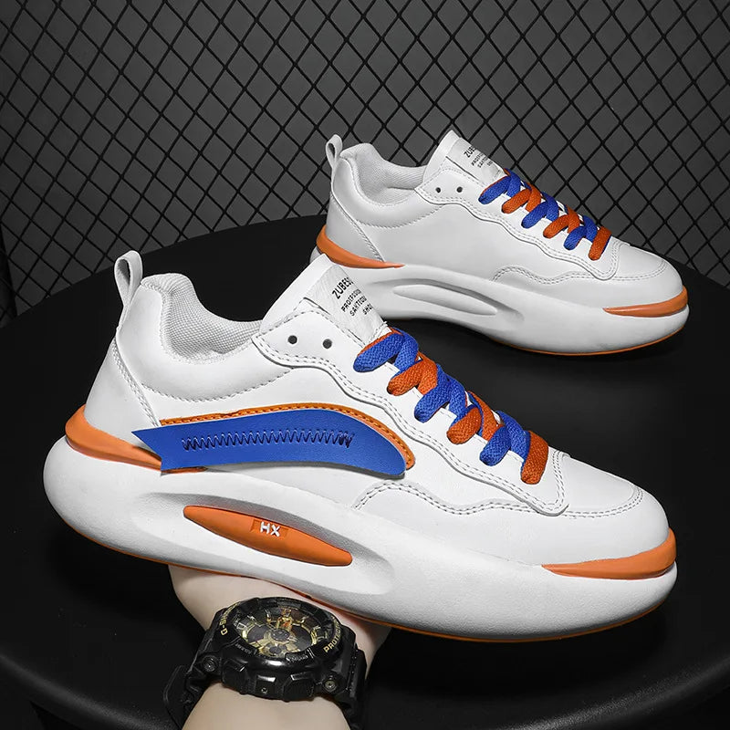 Chunky Sneakers: Non-Slip Vulcanized Footwear for Men