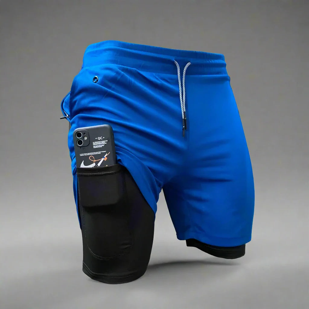 2-in-1 Running Shorts For Men