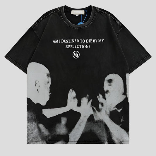 Graphic Print Gothic Harajuku T-shirts for Men