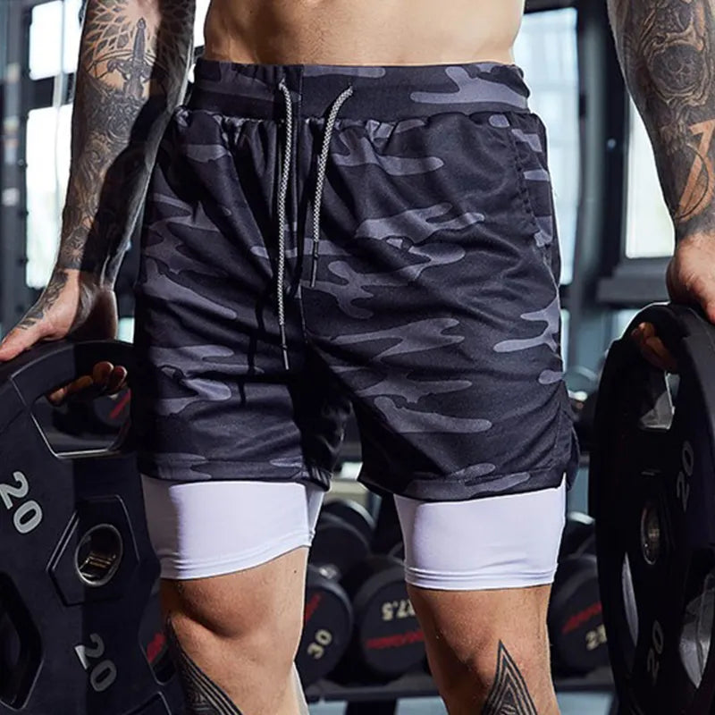 Men's 2-in-1 Double-Deck Sport Shorts
