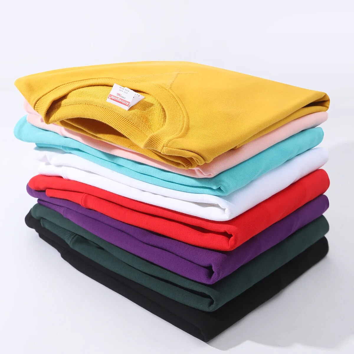 Solid Vintage Long Sleeve Sweater: Loose Fit, 380g