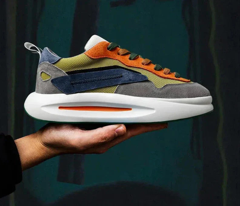 Chunky Sneakers: Non-Slip Vulcanized Footwear for Men