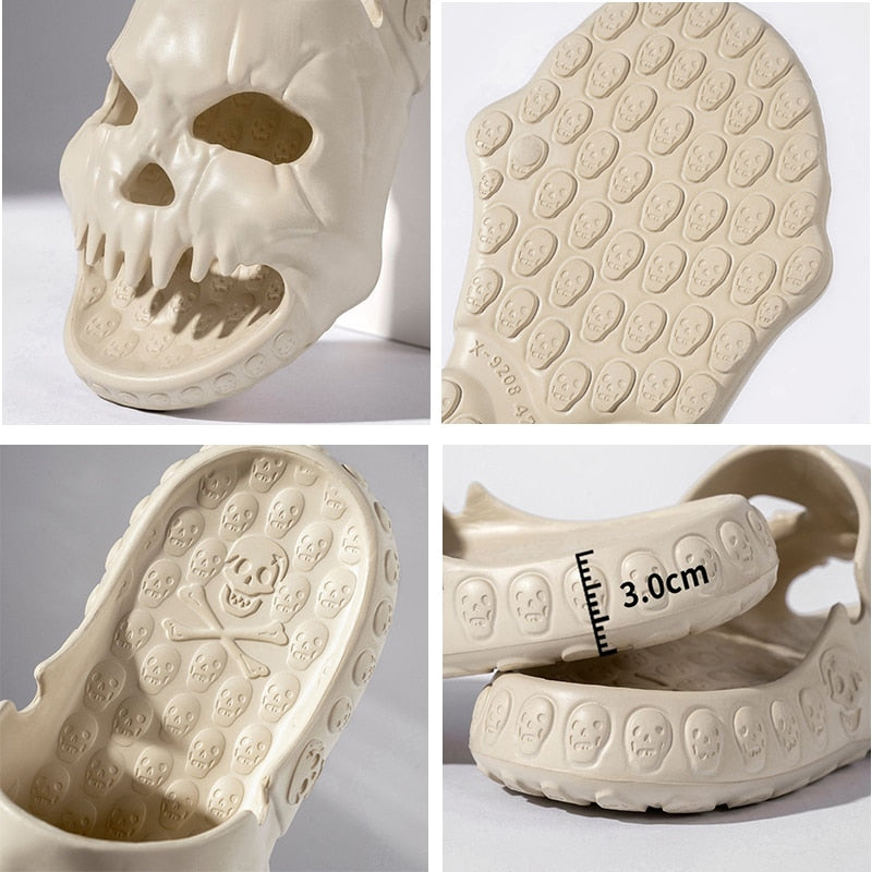 Skull Slide Sandals Unisex