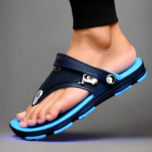 Summer Sandals: Outdoor Beach Indoor Durable Anti-Slip Peep Toe Men's
